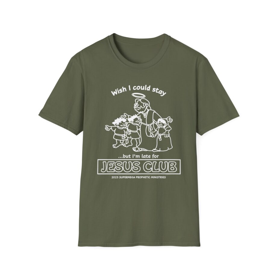 Supermega Jesus Club Unisex Softstyle T-shirt
