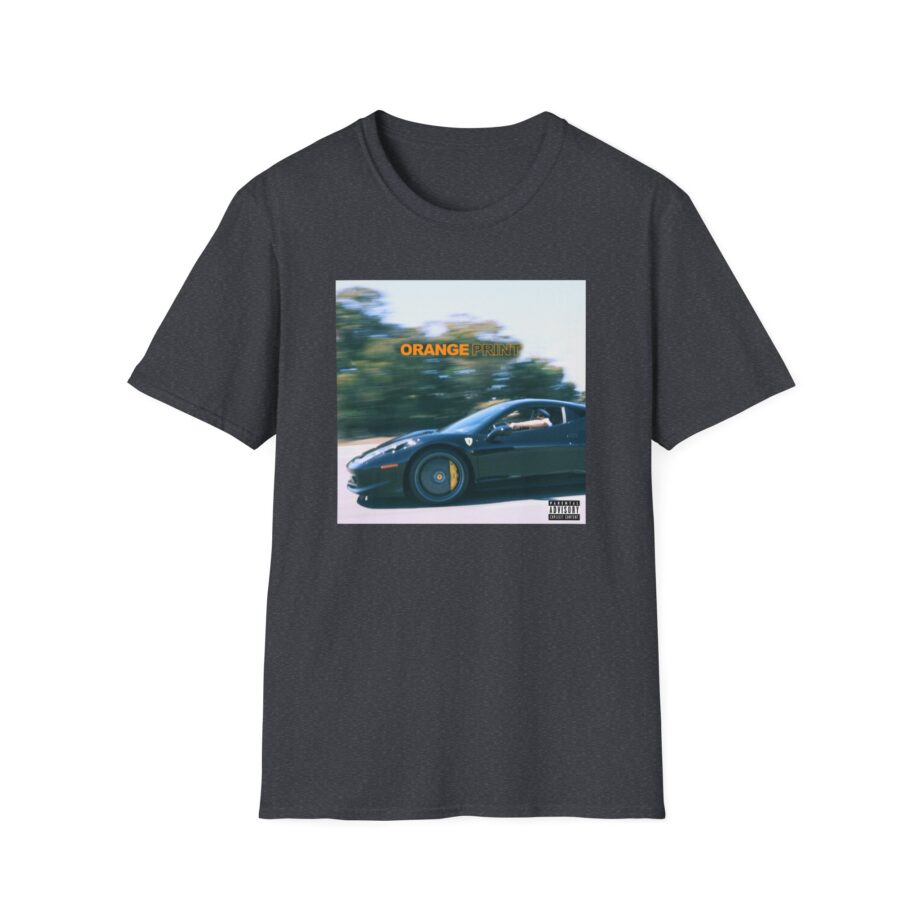 Larry June Orange Print Unisex Softstyle T-shirt