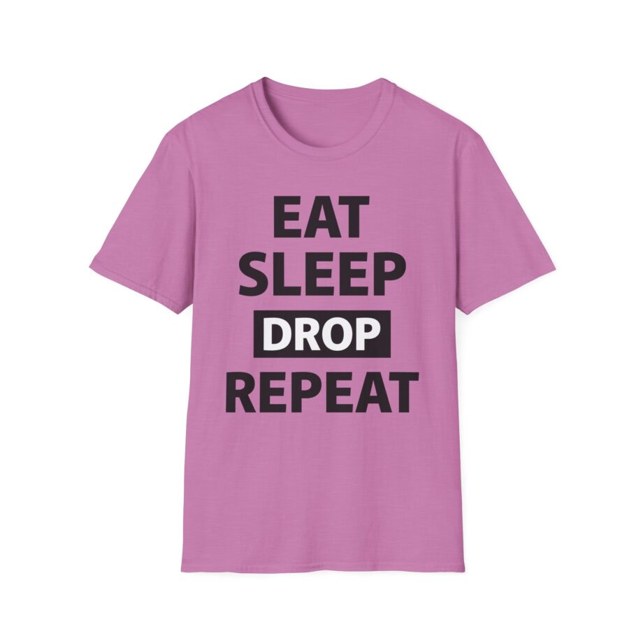 Morgz Eat Sleep Drop Repeat Unisex Softstyle T-Shirt