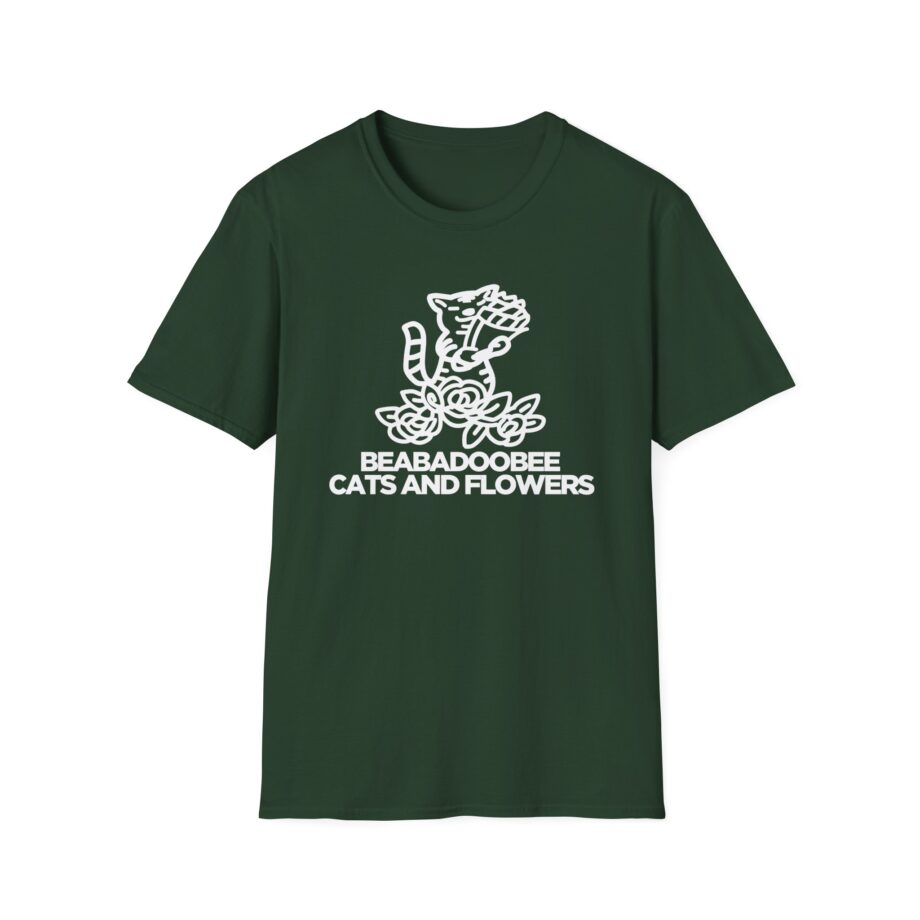 Beabadoobee Cats and Flowers Unisex Softstyle T-Shirt