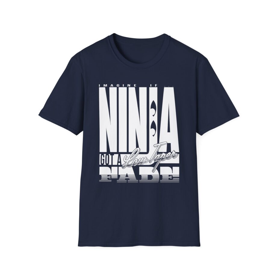 Ninja  Low Taper Fade Tan Unisex Softstyle T-shirt