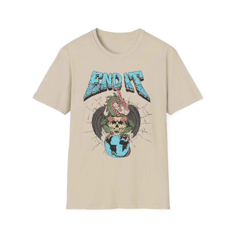 End It Dragon Skull Unisex Softstyle T-Shirt