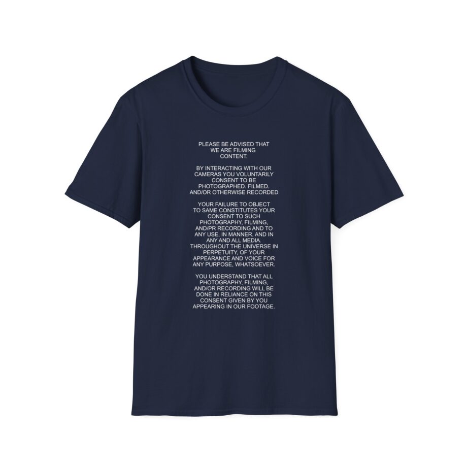 Nekrogoblikon We Are Filming Content Unisex Softstyle T-Shirt