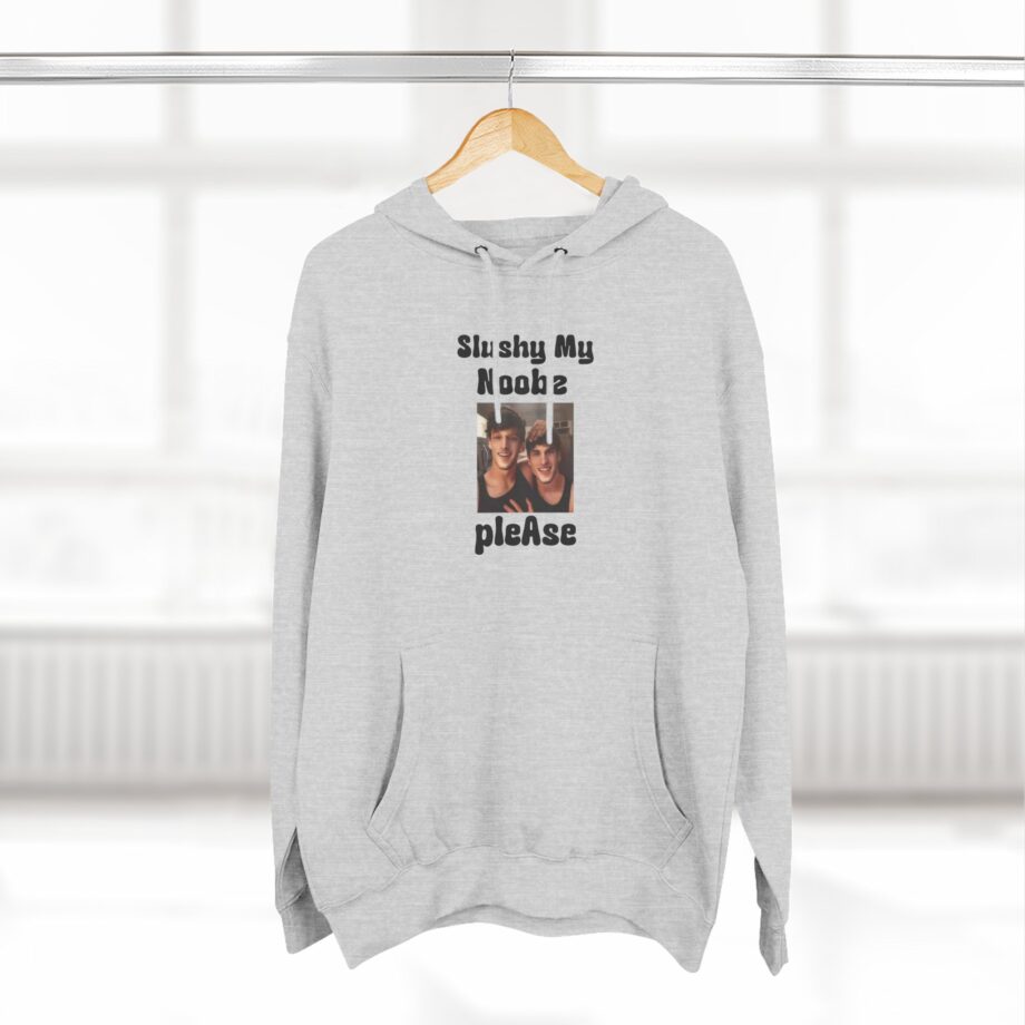Slushy Noobz Martin and Hamzah Comedy Three-panel Fleece Hoodie