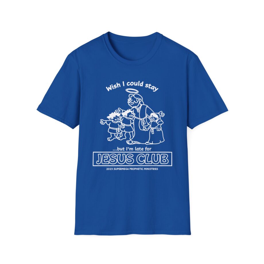 Supermega Jesus Club Unisex Softstyle T-shirt