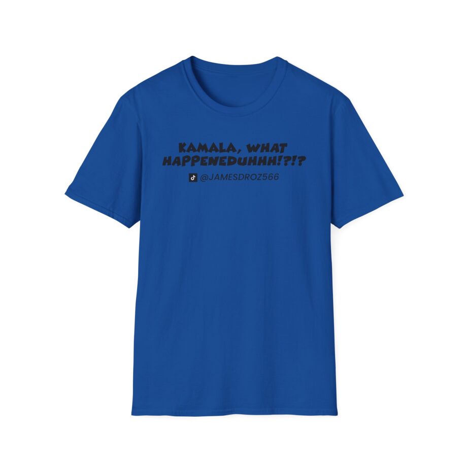 James Droz What Happeneduhhh Unisex Softstyle T-shirt