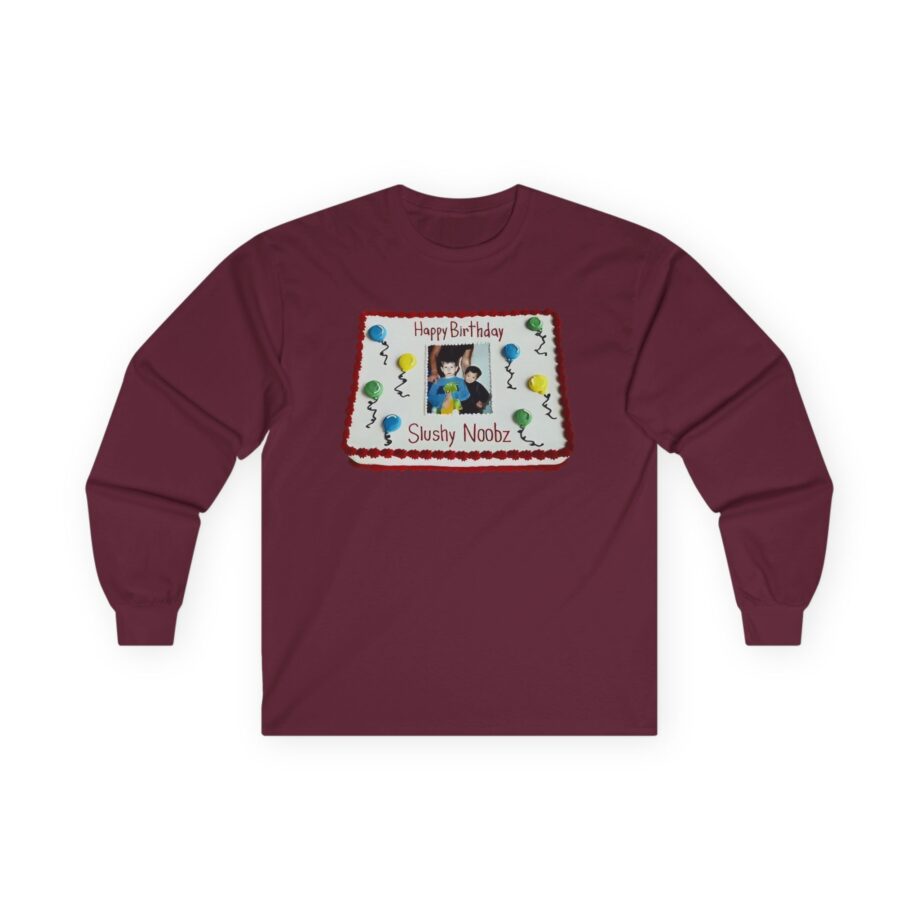 Slushy Noobz Birthday Cake Unisex Ultra Cotton Long Sleeve Tee