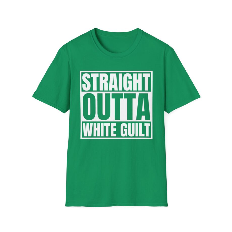 Straight Outta White Guilt Unisex Softstyle T-Shirt