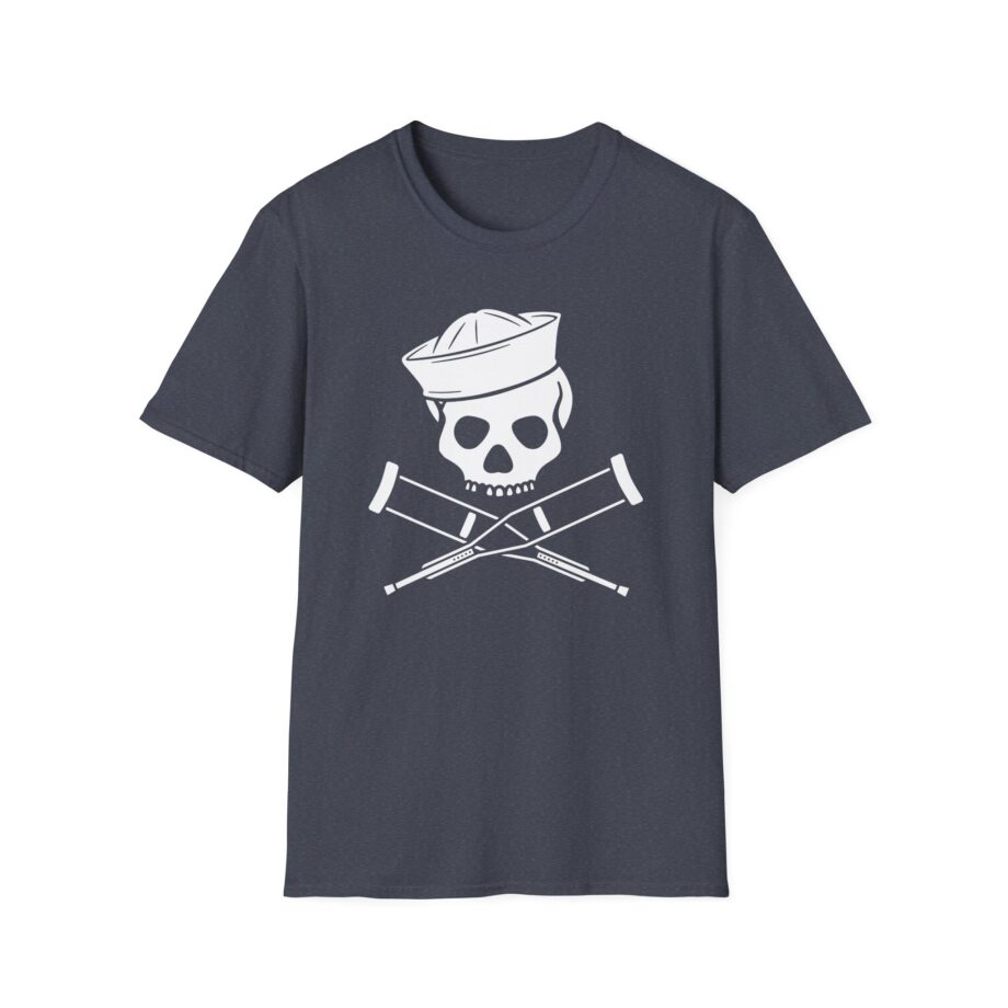 Jackass Sailor Skull & Crossbones Unisex Softstyle T-Shirt