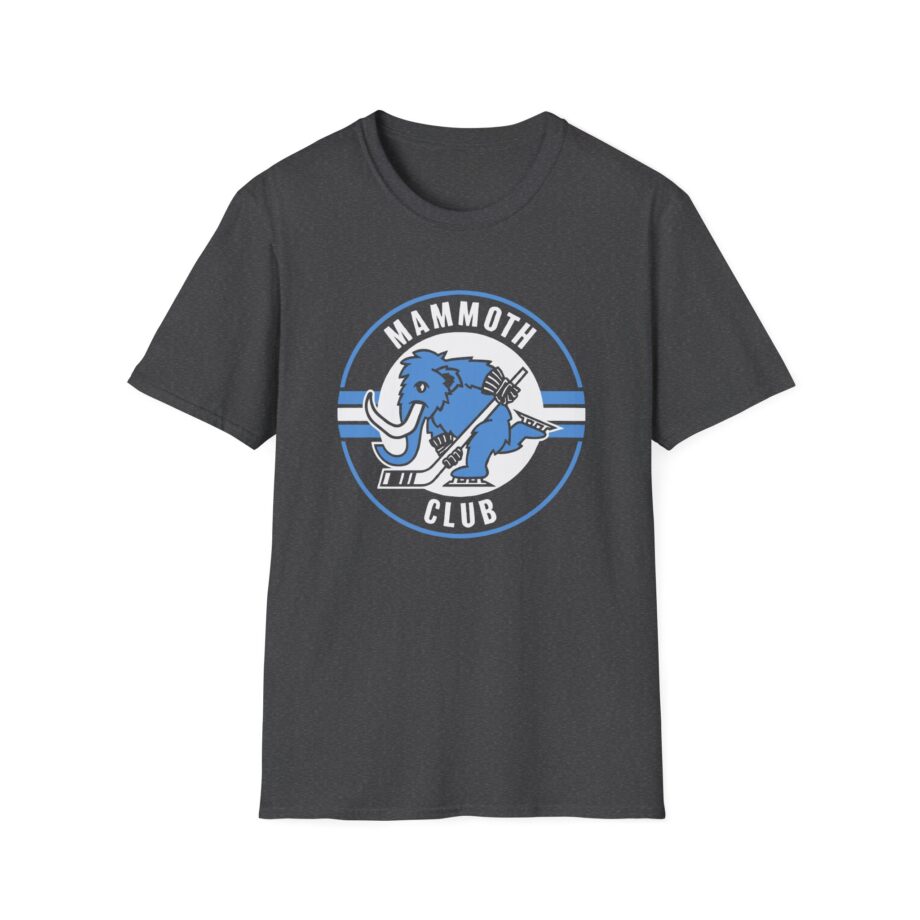 The Mammoth Club Hockey Logo Unisex Softstyle T-Shirt