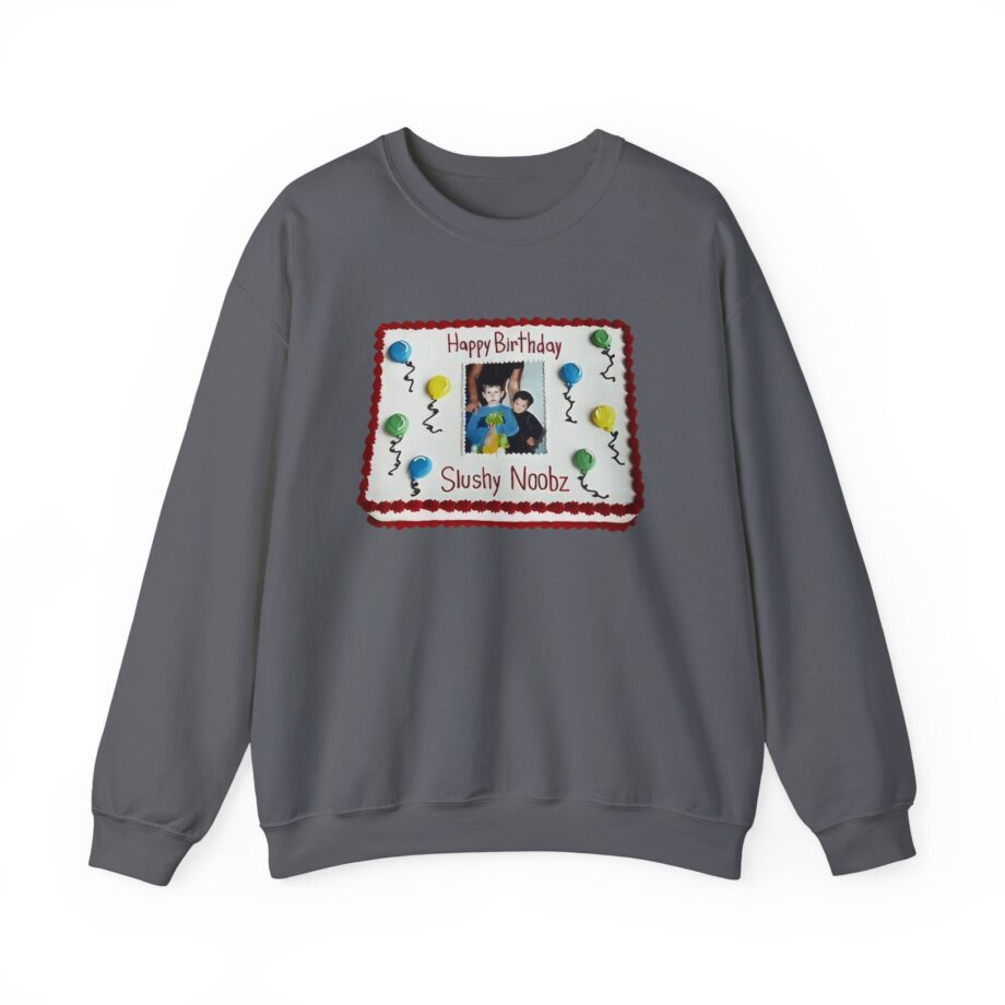 Slushy Noobz Birthday Cake Unisex Heavy Blend Crewneck Sweatshirt