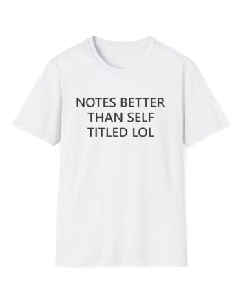 The  Notes > Self Titled Unisex Softstyle T-shirt