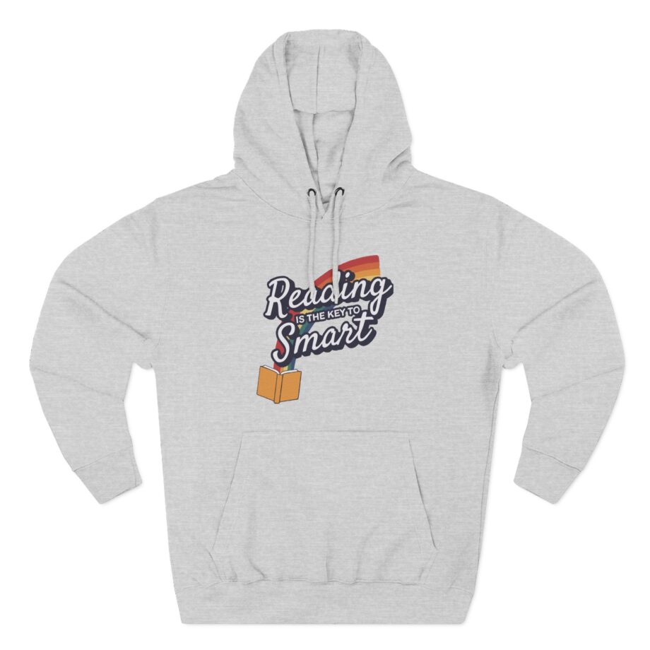 Nate Bargatze Reading is the Key to Smart Three-panel Fleece Hoodie