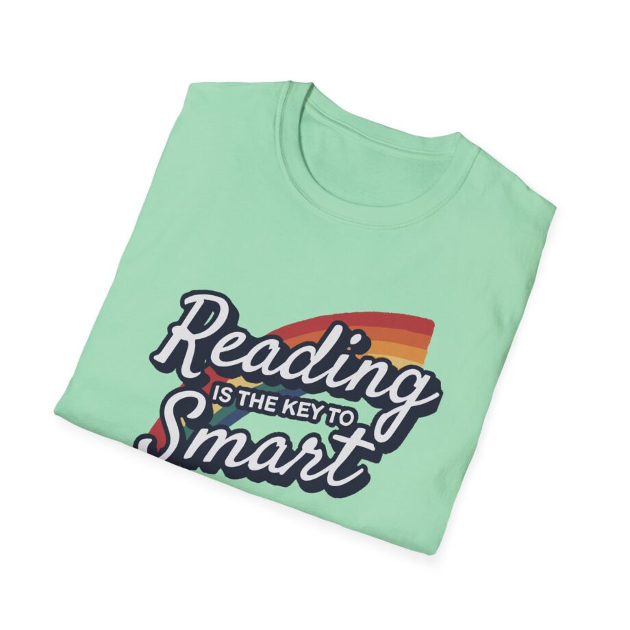 Nate Bargatze Reading is the Key to Smart Unisex Softstyle T-Shirt