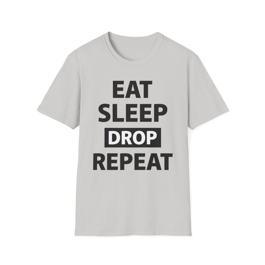 Morgz Eat Sleep Drop Repeat Unisex Softstyle T-Shirt