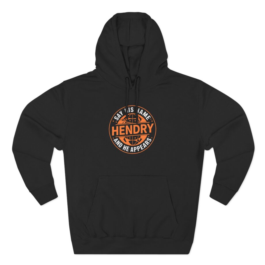 Say His Name Joe Hendry Three-Panel Fleece Hoodie