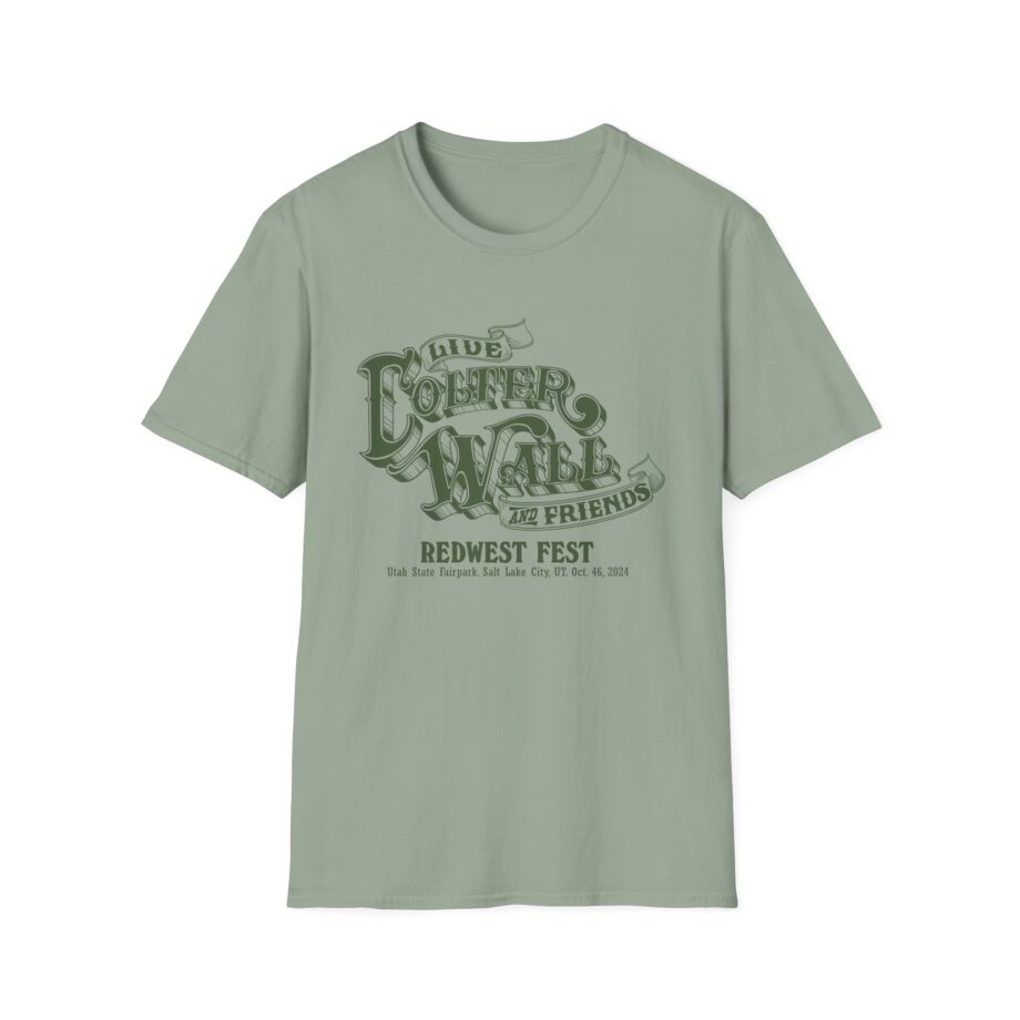 Colter Wall Redwest Fest Unisex Softstyle T-shirt