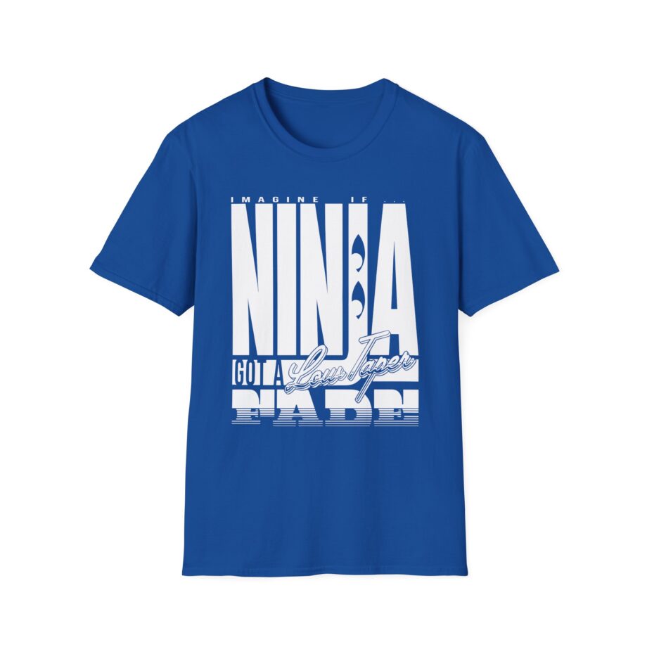 Ninja  Low Taper Fade Tan Unisex Softstyle T-shirt