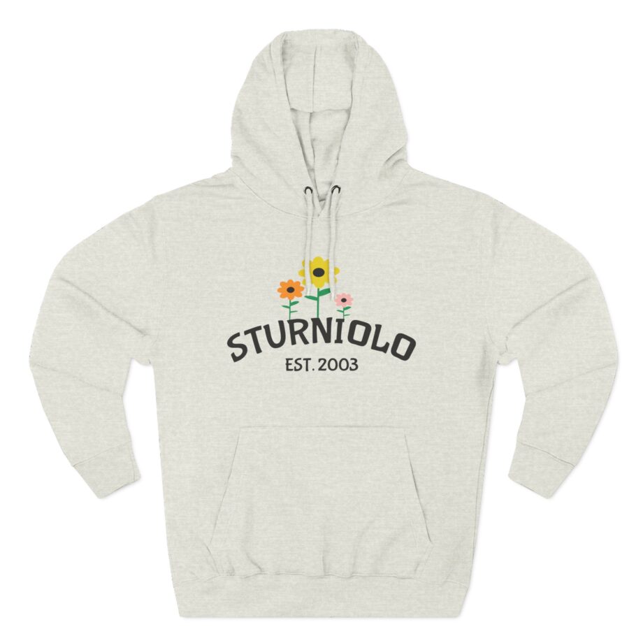 Sturniolo Flower Three-panel Fleece Hoodie