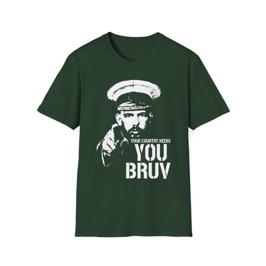 Andrew Tate Your Country Needs You Bruv Unisex Softstyle T-shirt