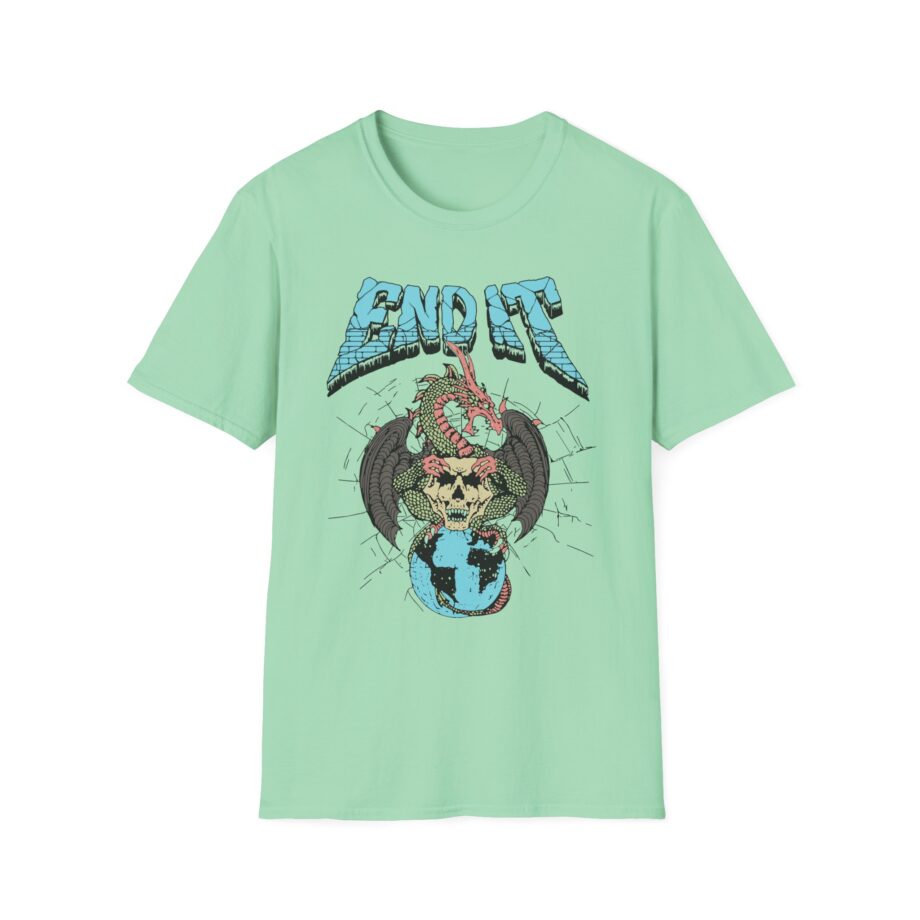 End It Dragon Skull Unisex Softstyle T-Shirt