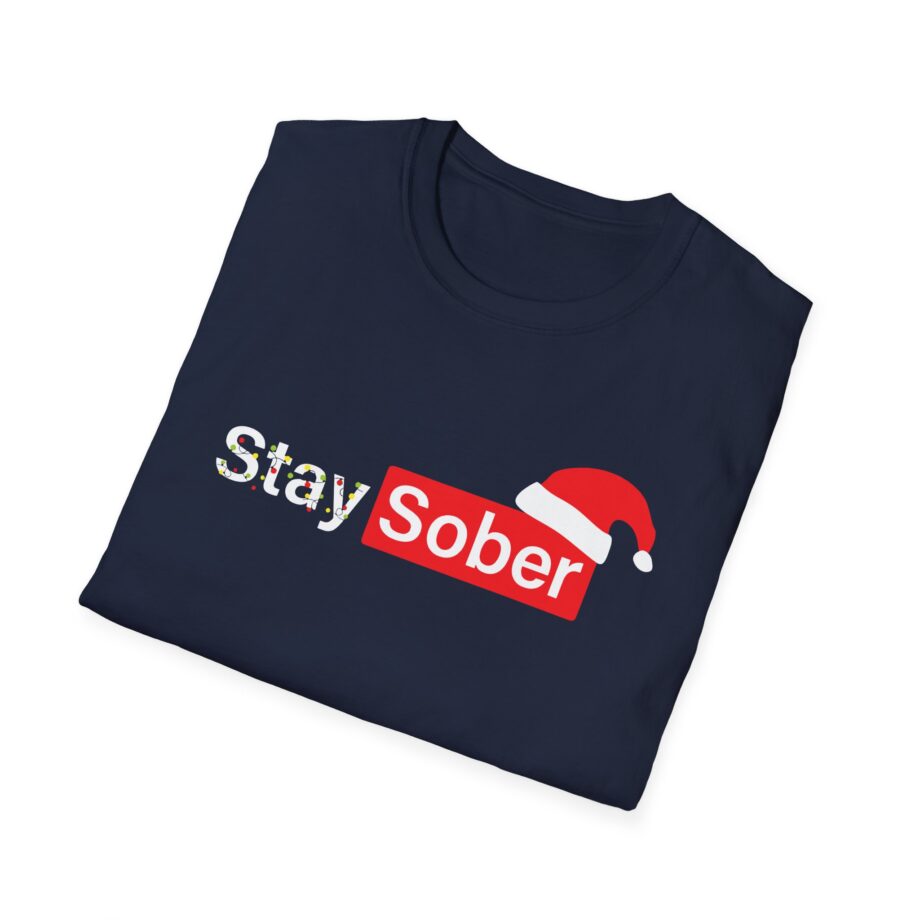 Daydrian Harding Xmas Stay Sober Unisex Softstyle T-shirt