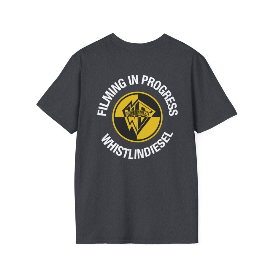 Whistlindiesel Filming in Progress Unisex Softstyle T-shirt