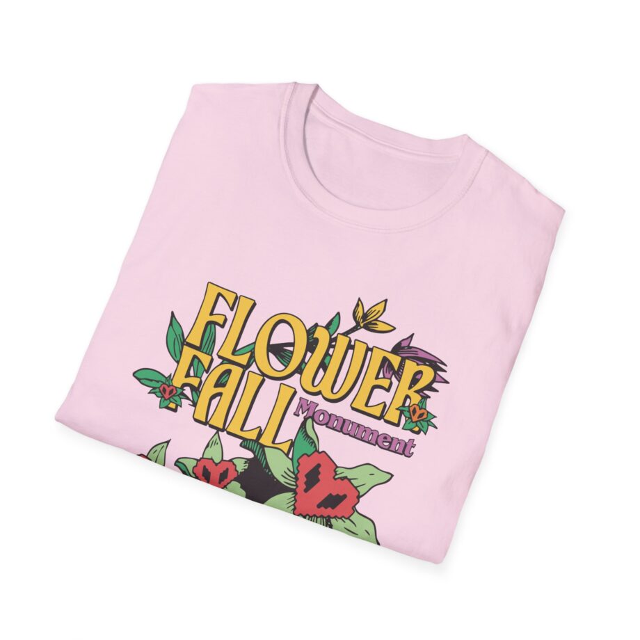 Philza Flower Fall Monument Unisex Softstyle T-shirt