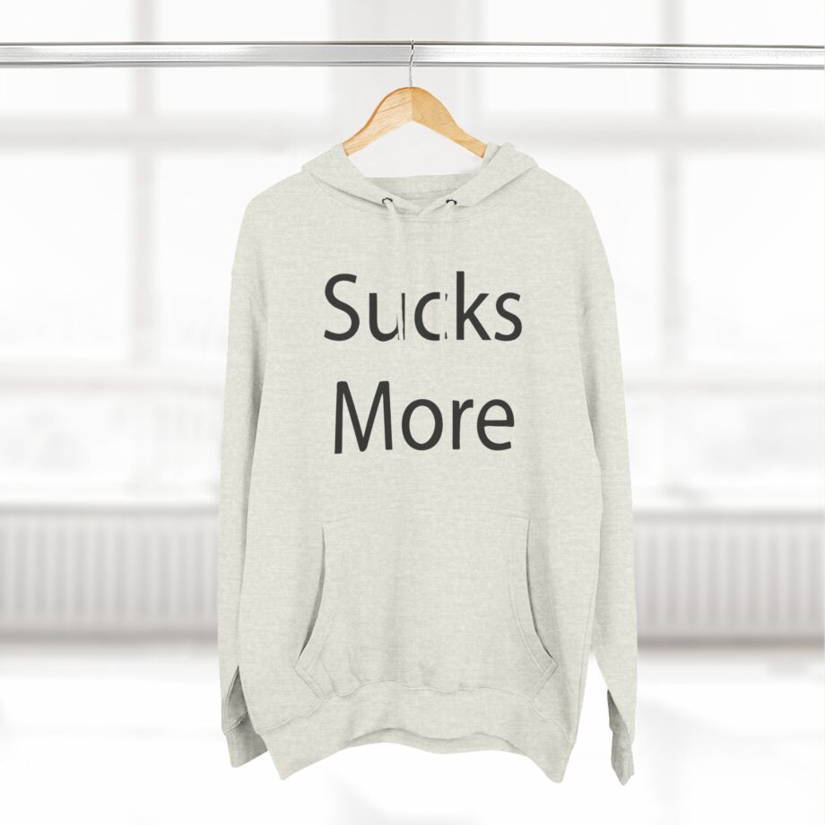 Hamzah Sucks More Tee Three-panel Fleece Hoodie
