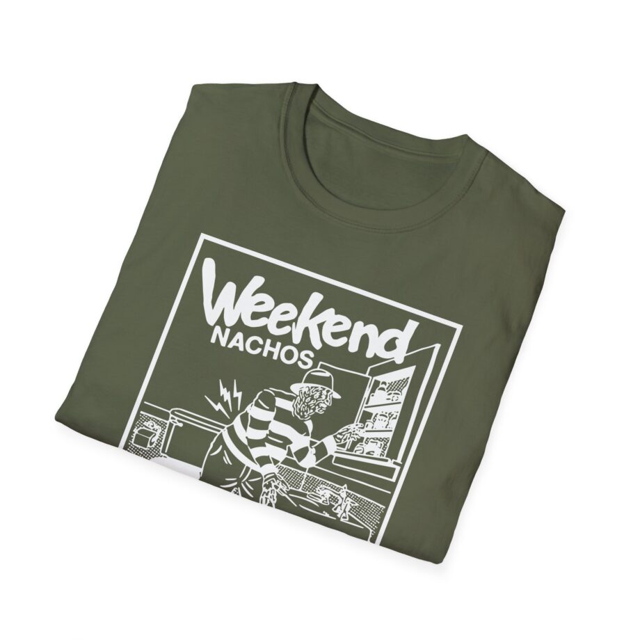 Weekend Nachos I Writhe in Pain Unisex Softstyle Tee