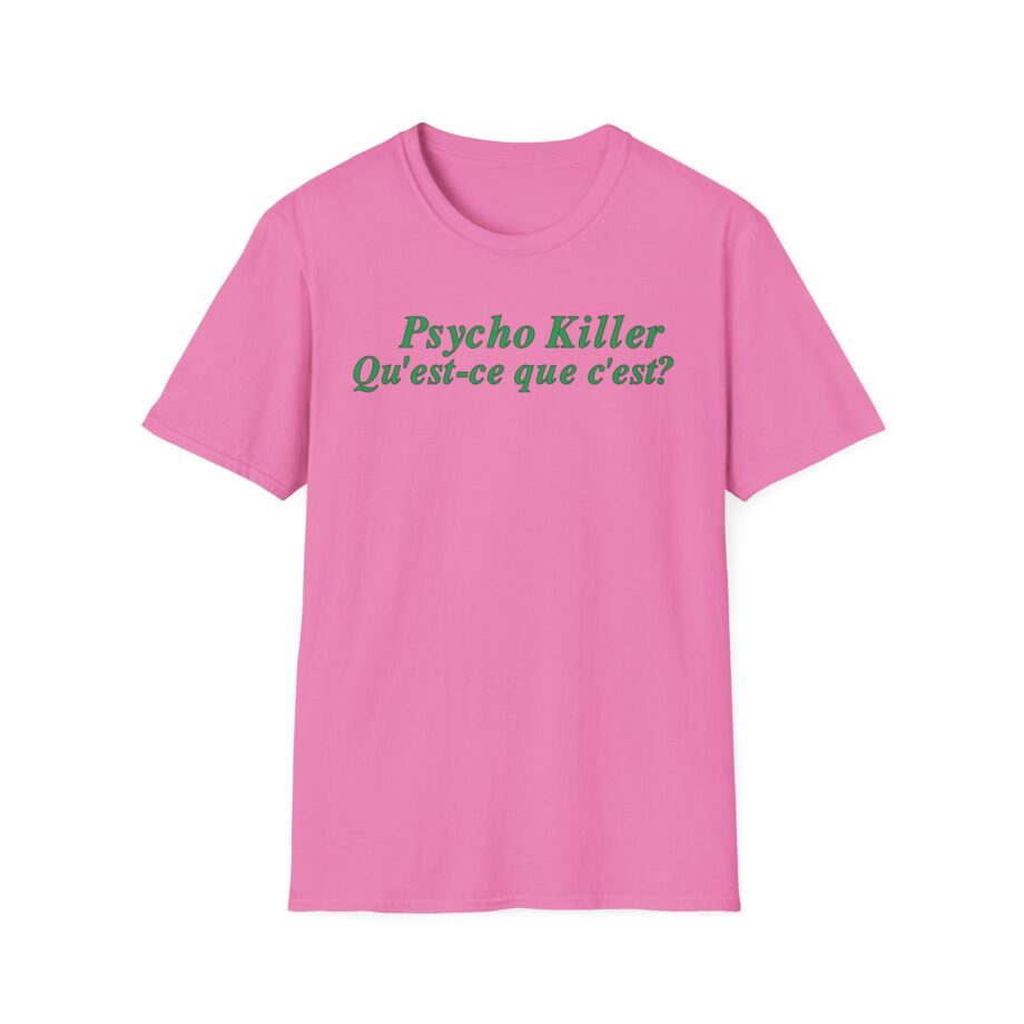 Miley Cyrus Talking Heads X Miley Psycho Killer Unisex Softstyle T-Shirt