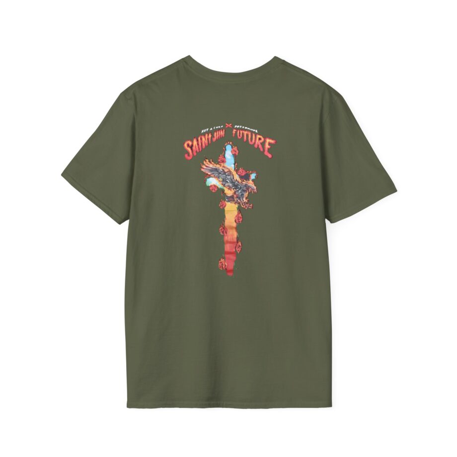 Not a Cult X Freebandz Roses Unisex Softstyle T-Shirt