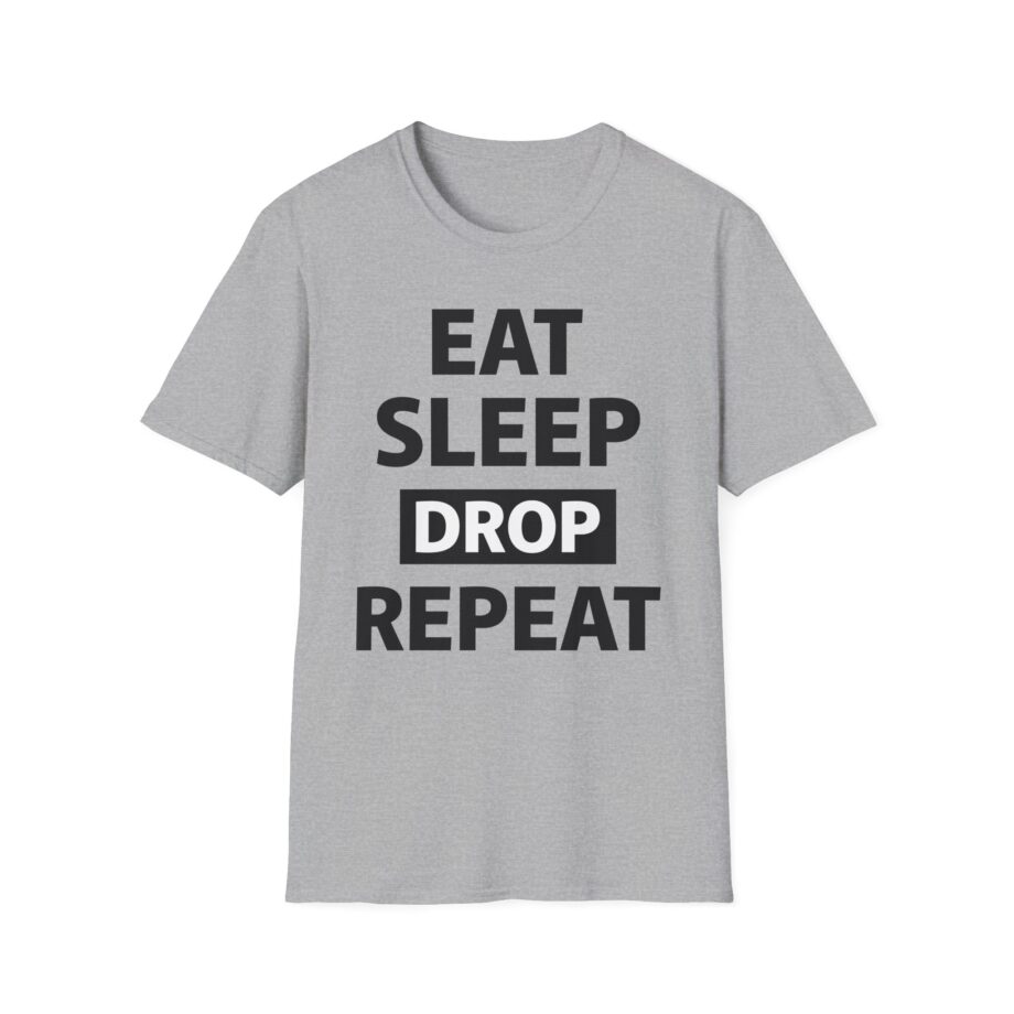 Morgz Eat Sleep Drop Repeat Unisex Softstyle T-Shirt