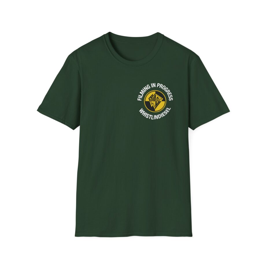 Whistlindiesel Filming in Progress Unisex Softstyle T-shirt