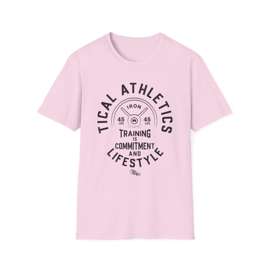 Method Man Training is Commitment and Lifestyle Tical Athletic Unisex Softstyle T-shirt