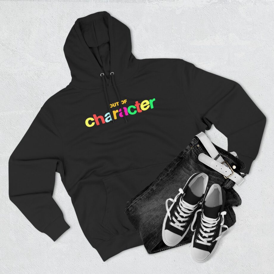 Slushy Noobz  Out Of Character Three-panel Fleece Hoodie