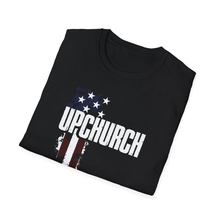 Upchurch Family American Flag Graphic Unisex Softstyle T-Shirt
