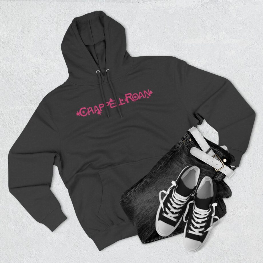 Chappell Roan Black Three-panel Fleece Hoodie