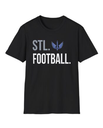 St. Louis Battlehawks 108 Stitches Football Spiral Unisex Softstyle T-shirt
