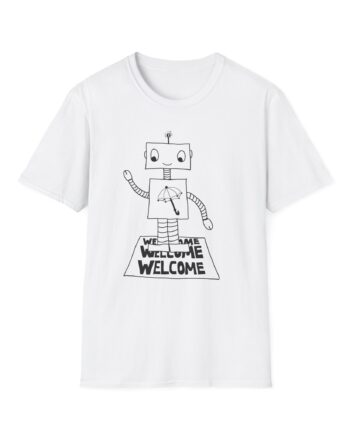 Armchair Expert Robot Unisex Softstyle T-shirt
