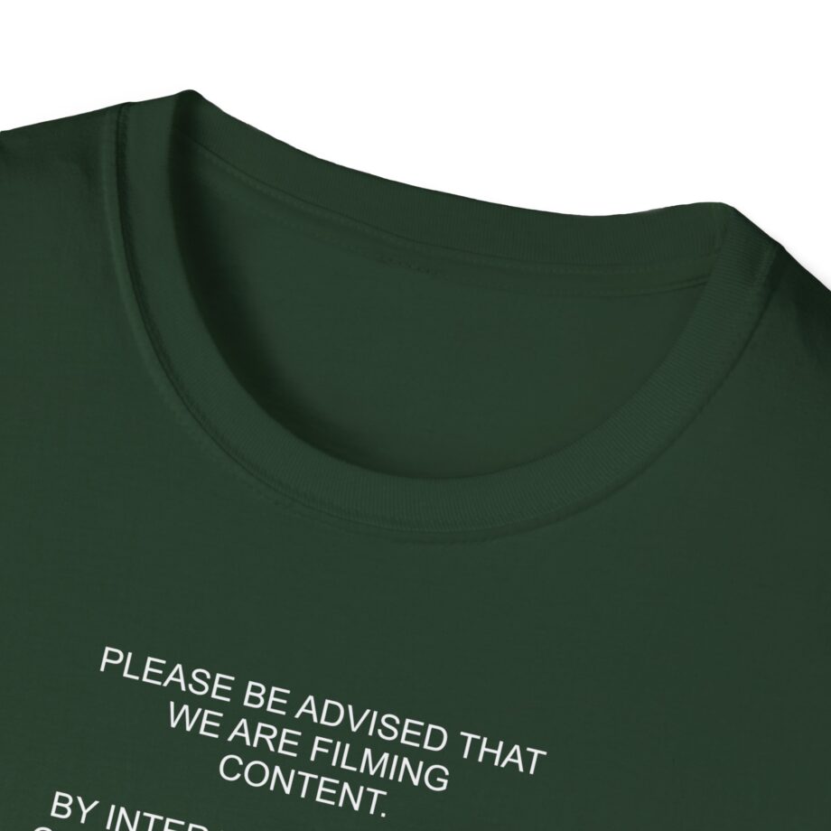 Nekrogoblikon We Are Filming Content Unisex Softstyle T-Shirt
