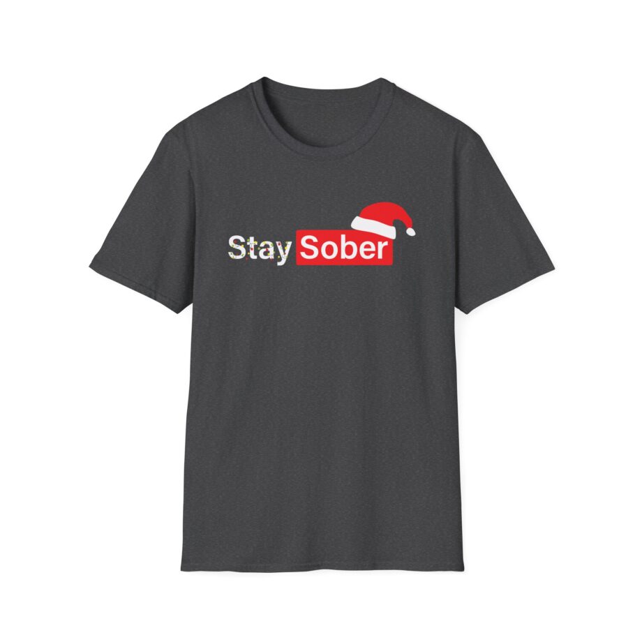 Daydrian Harding Xmas Stay Sober Unisex Softstyle T-shirt