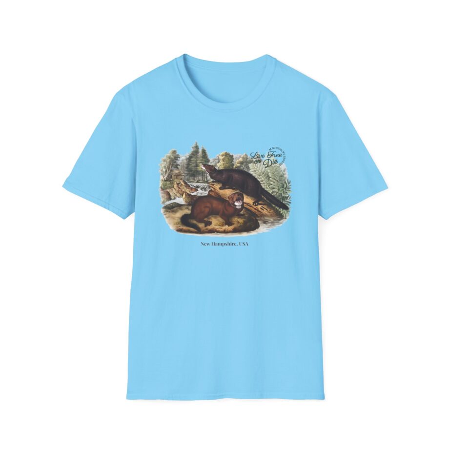 Live Free or Die in Mogul Hampshire Unisex Softstyle T-shirt