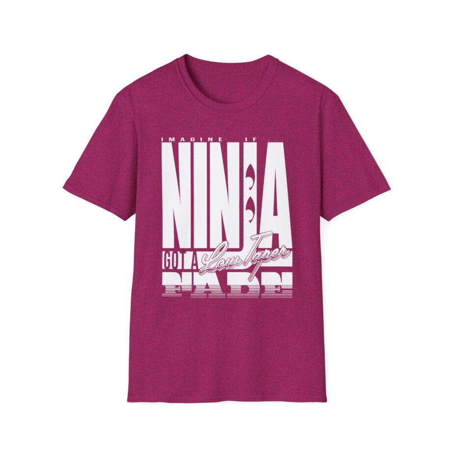 Ninja  Low Taper Fade Tan Unisex Softstyle T-shirt