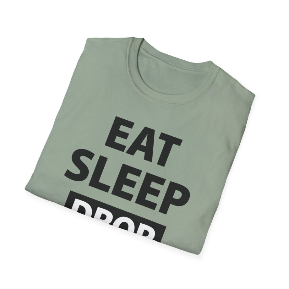 Morgz Eat Sleep Drop Repeat Unisex Softstyle T-Shirt
