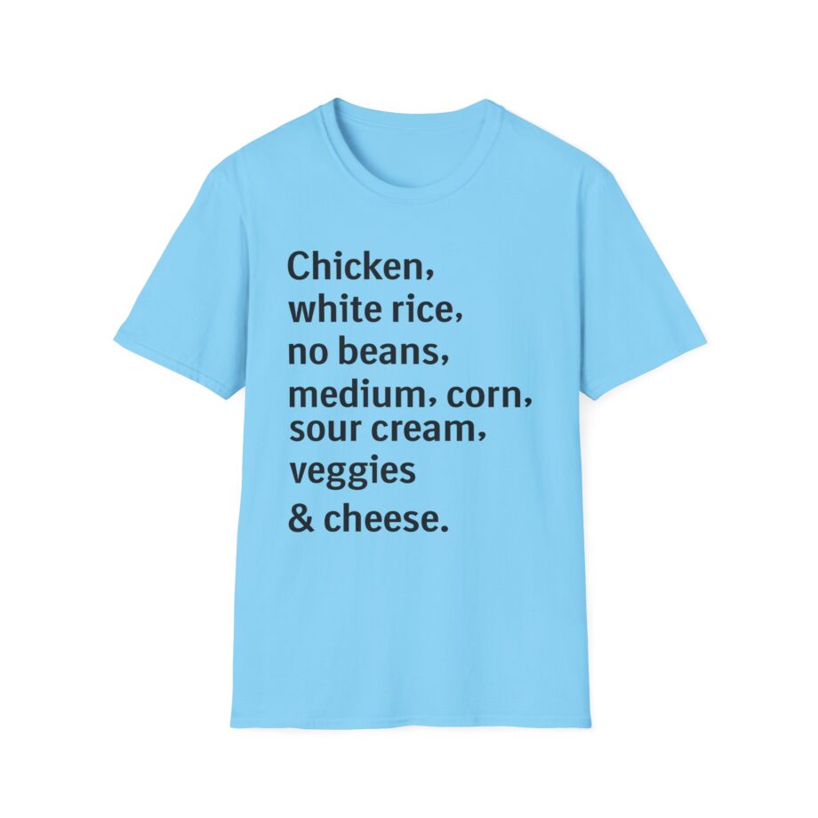 Chipotle Custom Order Unisex Softstyle T-shirt