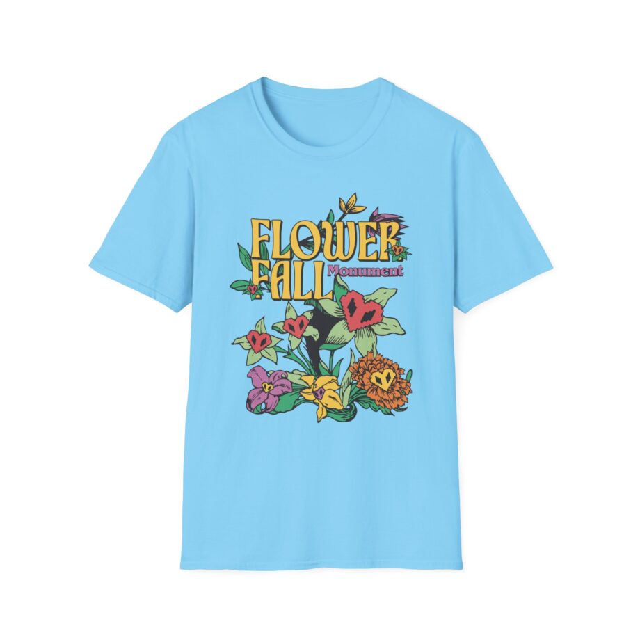 Philza Flower Fall Monument Unisex Softstyle T-shirt