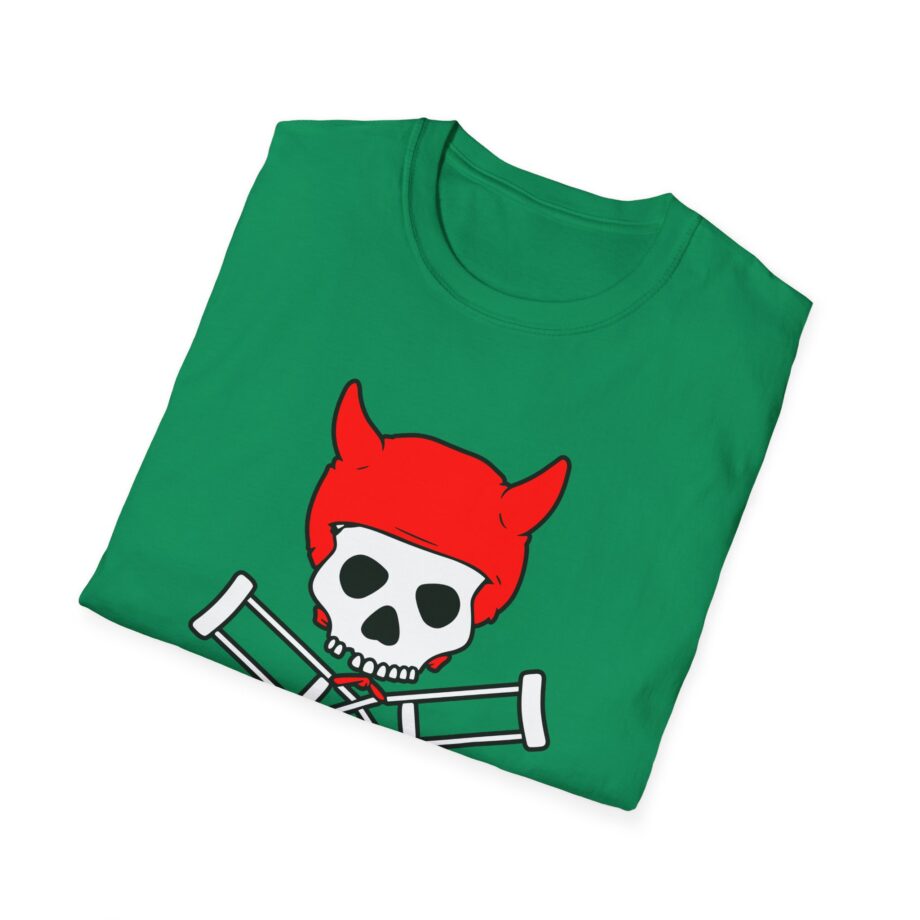 Jackass Devil Horns Skull & Crossbones Unisex Softstyle T-Shirt