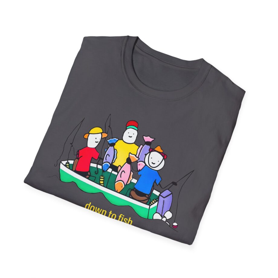 Super Mega Down to Fish Unisex Softstyle T-shirt