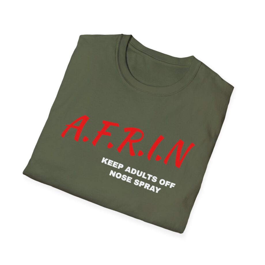 Nate Bargatze Afrin Keep Adults of Nose Spray Unisex Softstyle T-Shirt